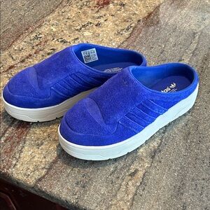 Adidas Rivalry Mules Suede Shoes Sz 7